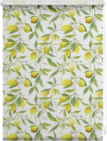 Lichtblick Rollo Klemmfix aus Polyester, blickdicht, Limone Gelb Grün, B: 45 cm, H: 150 cm - Bild 1