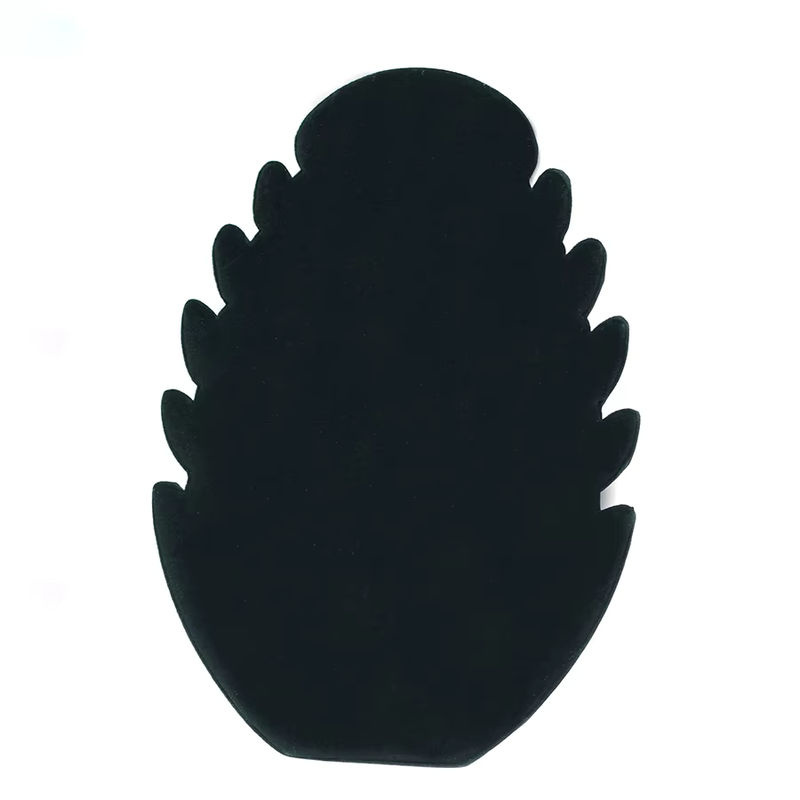 Schmuckständer mit Flammenplatte in Schwarz zur Aufbewahrung von Halsketten und Armbändern - Bild 3