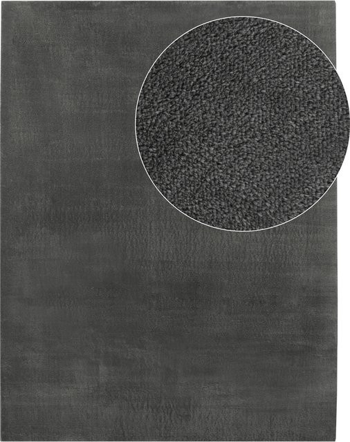 Teppich Calissa anthrazit, pflegeleicht, rutschfest und fußbodenheizungsgeeignet, B/T: 160 x 220 cm - Bild 1