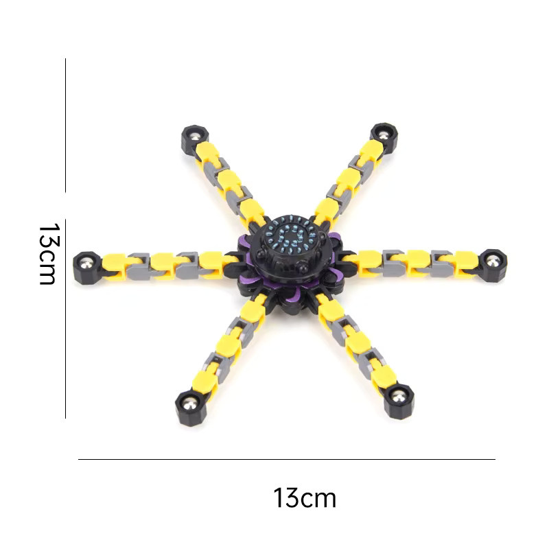 Small fire child, Verformbare Fidget-Spinner-Kettenspielzeuge, Handspinner - Bild 3