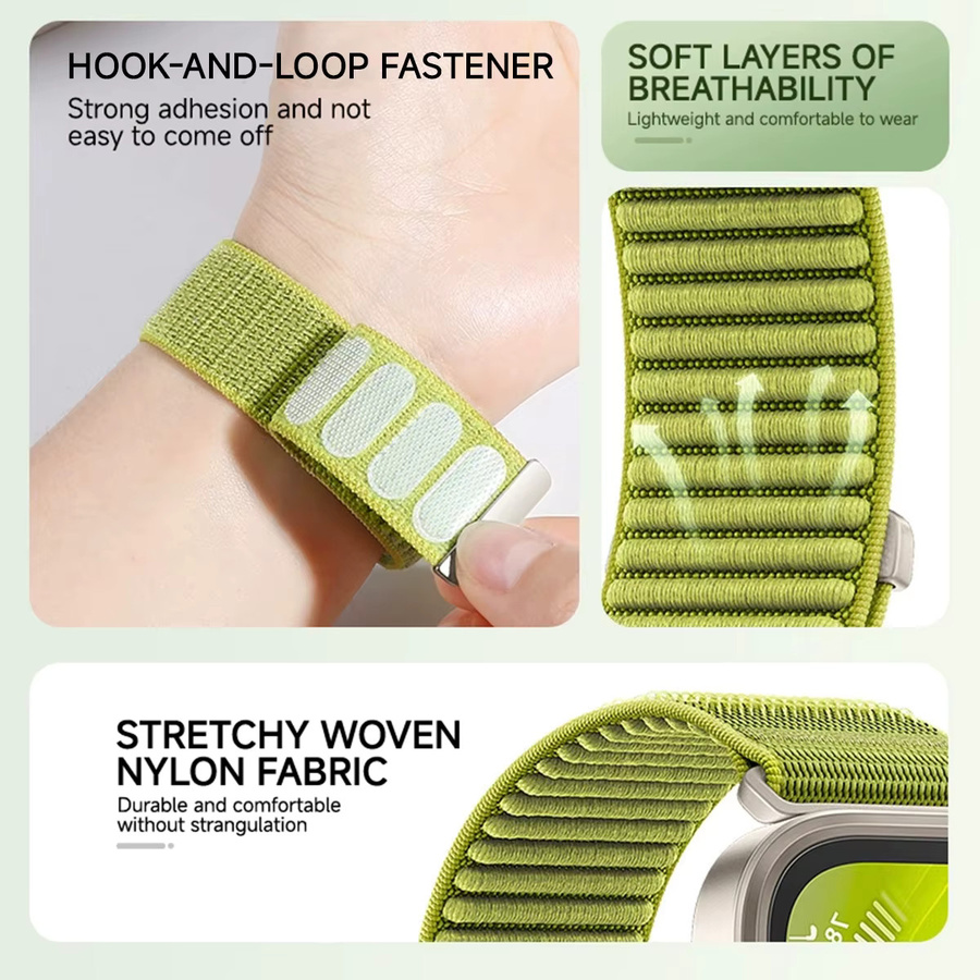 OAKCHARM Uhrenarmband Nylon, Samsung Galaxy Fit 3 - Bild 3