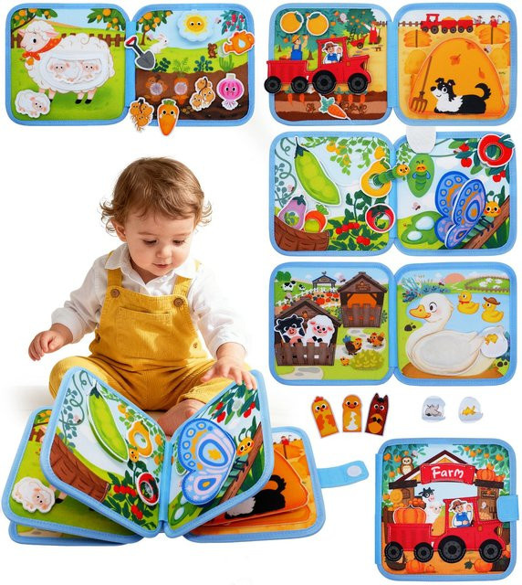 Binchi Outdoor Product Montessori Busy Board, Filz, ab 1 Jahr - Bild 1