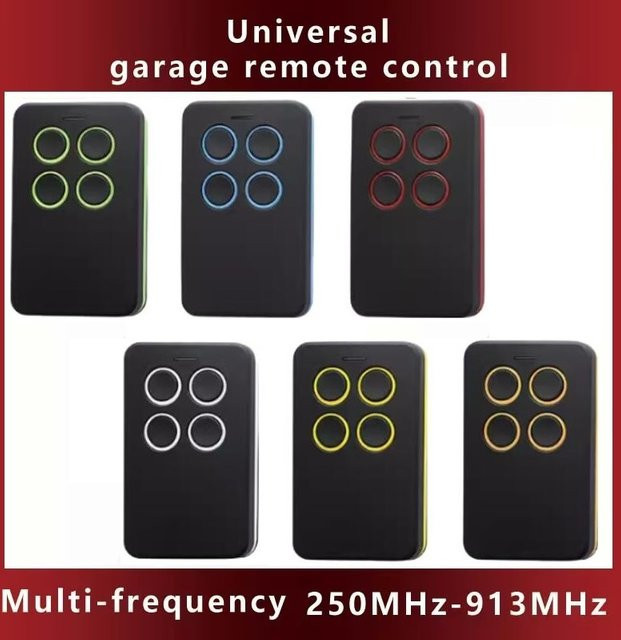 Universeller Auto-Scan-Klon Mehrfrequenz-Garagentor Fernbedienung Duplikator Sender für Rolling Code 280MHz-868MHz in Schwarz und Grün - Bild 1