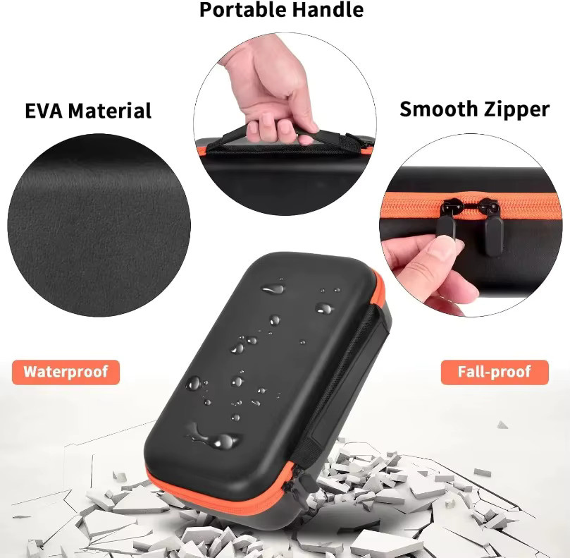 Schutzhülle für JBL Wireless Two Microphone System, Universelle Handheld Dual Mic Reisetasche, Schwarz - Bild 5