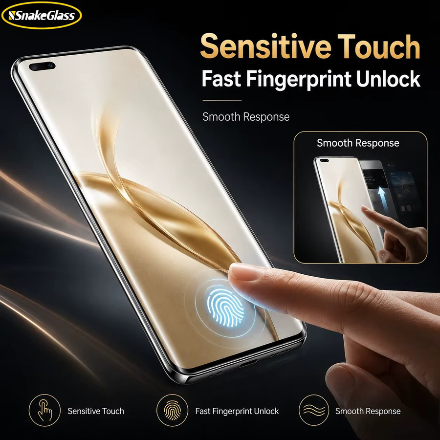 SnakeGlass HD Hydrogel-Folie für Honor 600 Lite, 600 Pro, 600, 500, 400, 300, X9, X8, 200Pro, 100, X7b, X6 in Transparent, Kratzfester Selbstreparierender Displayschutz - Bild 5
