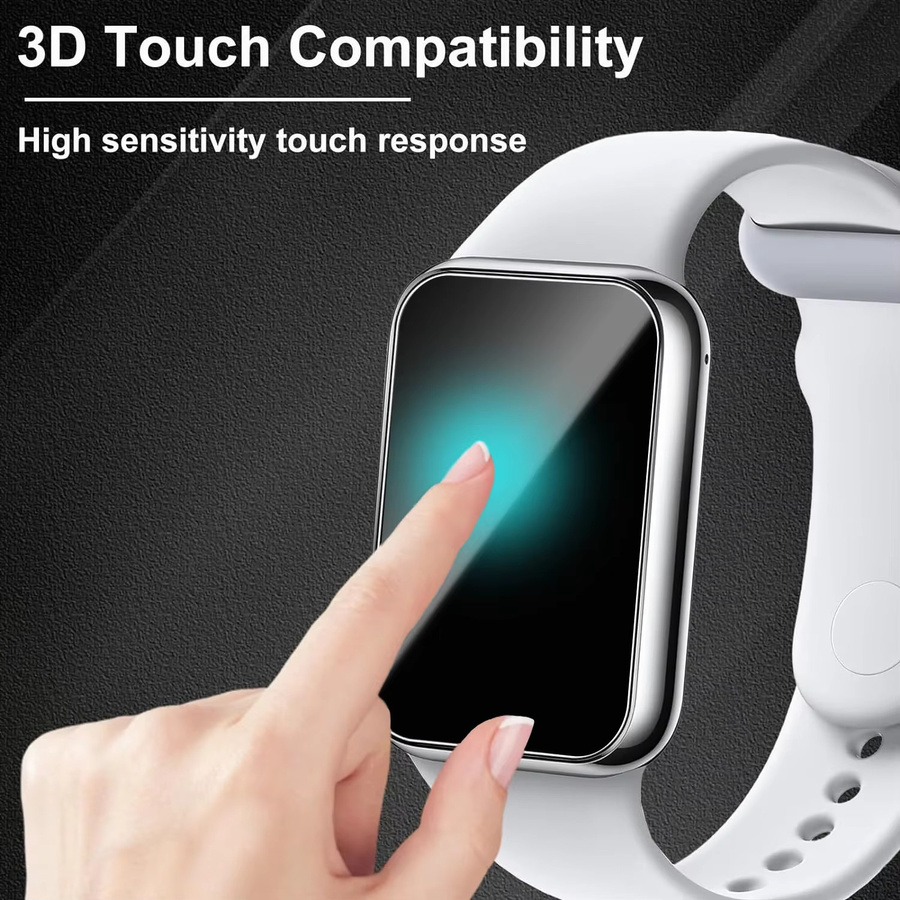 5er Pack HD Hydrogel Schutzfolien für Xiaomi Mi Band 9 Pro, 9, 8 Pro, 8, 7, 6, 5 in Transparent mit voller Abdeckung - Bild 3