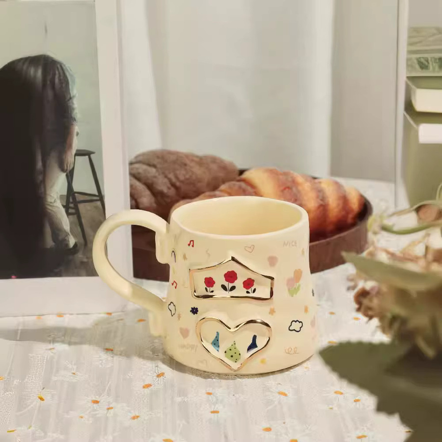 Niedliche Teetasse mit Cartoon-Tiermotiv für Kaffee und Tee in großer Kapazität - Bild 2
