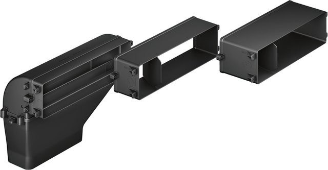 HZ381401 Abluft Set für Dunstabzugshauben in Schwarz - Bild 1
