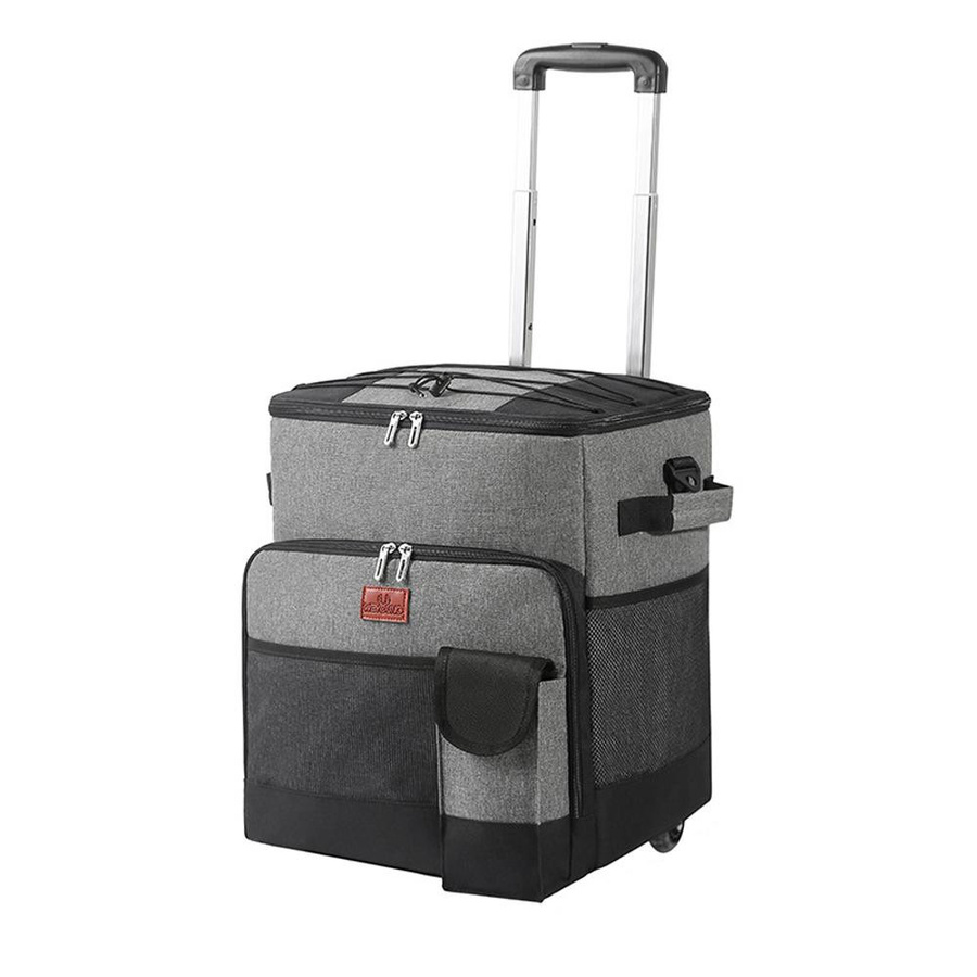 Nensit Tragbare Kühlertasche für Camping in Grau mit 35l Volumen, Thermoisoliert und Wasserdicht - Bild 3