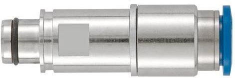 HARTING Pneumatik-Kontakt 09140006350 aus Messing in Silber - Bild 1