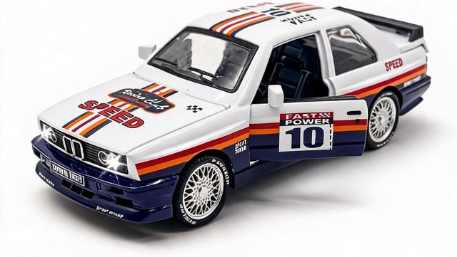 Linyi toy car M3 Luxus-Coupé, Modellauto, Metall, 1:32, ab 14 Jahren - Bild 1