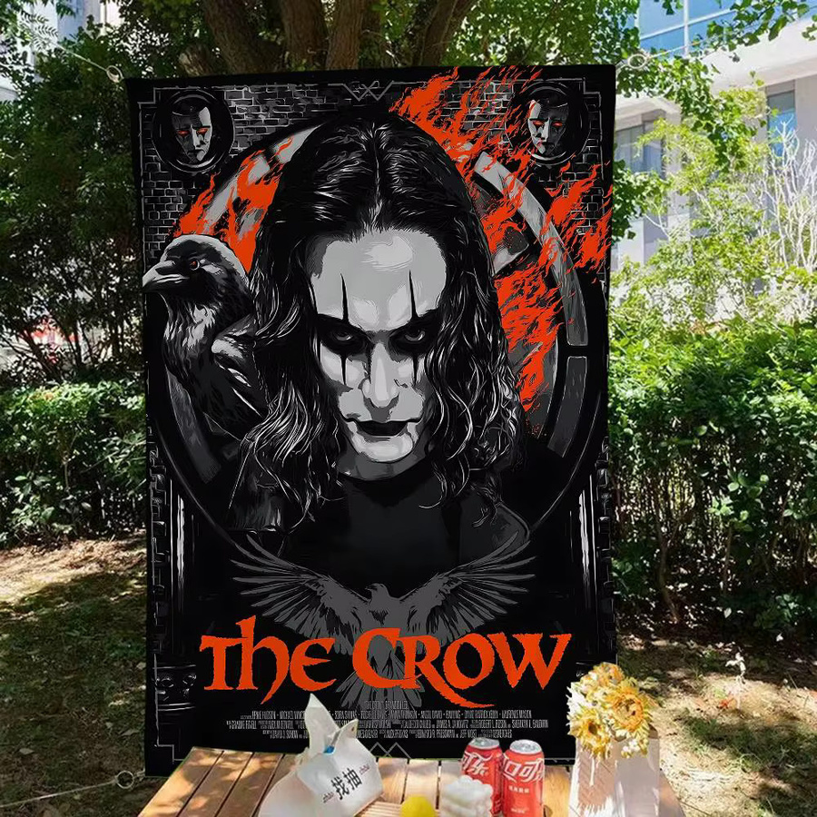 Beast Kingdom C-Crow Horrorfilm Cartoon Wandbehang Banner Dekoration, Mehrfarbig, B: 70 cm, H: 50 cm - Bild 5