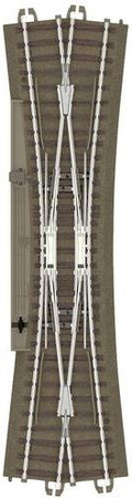 Märklin H0 C-Gleis Doppelkreuzungsweiche 236,1 mm mit Bettung 62720