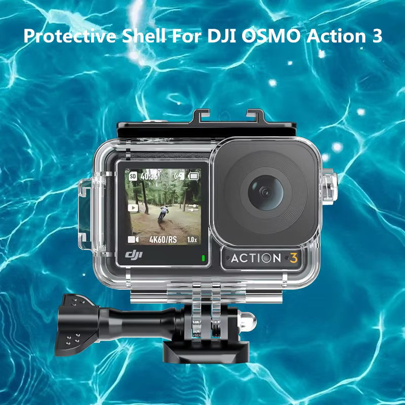 DJI Wasserdichtes Gehäuse für OSMO Action 5, Action 4 und Action 3, Unterwassertauchen bis 40 m, transparente Schutzhülle mit Filter - Bild 5