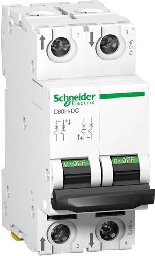 Schneider Electric A9N61522 Leitungsschutzschalter 2 A 500 V/DC in Weiß - Bild 1