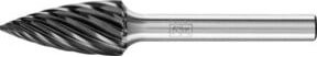 PFERD Hartmetall Hochleistungsfrässtift INOX Spitzbogen SPG HICOAT Edelstahl Farbe: Silber, Durchmesser: 12 mm, Länge: 25 mm, Schaft-Durchmesser: 6 mm - Bild 1