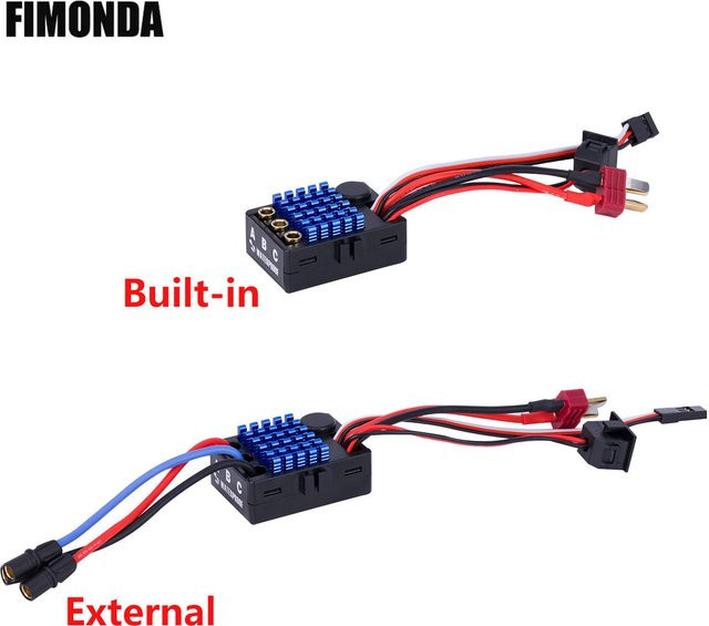 Wltoys Sensorloser Brushless ESC, Wasserdicht, 35A, mit 5V/2A BEC-Ausgang - Bild 1