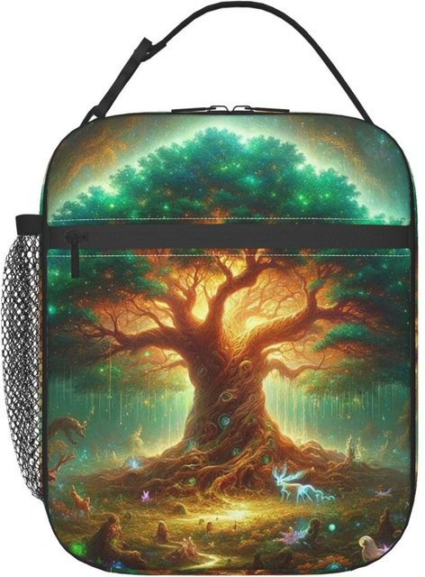 Isolierte Lunchtasche Verzauberter Baum des Lebens von Fancy Style Studio in Mehrfarbig für Damen und Kinder - Bild 1