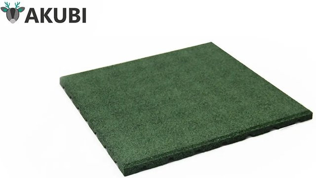 Karibu Fallschutzmatte Grün für Spieltürme und Stelzenhäuser, B/L: 50 x 50 cm - Bild 1