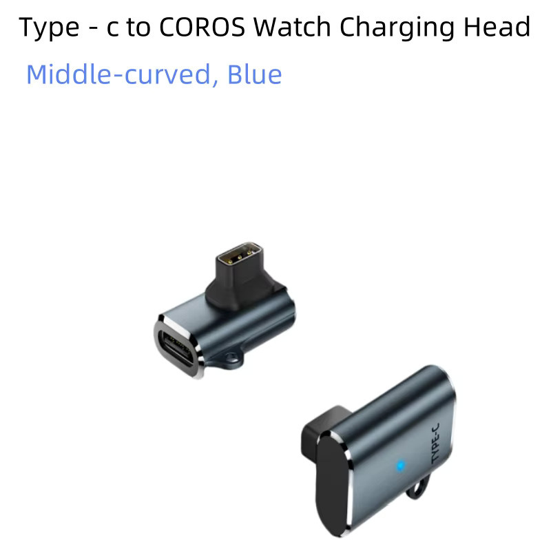 Coros Ladeadapter Konverter für Pace 2, Pace 3, Apex 2 Pro und Vertix Smartwatches mit USB-C und USB-A in Grey Purple - Bild 2