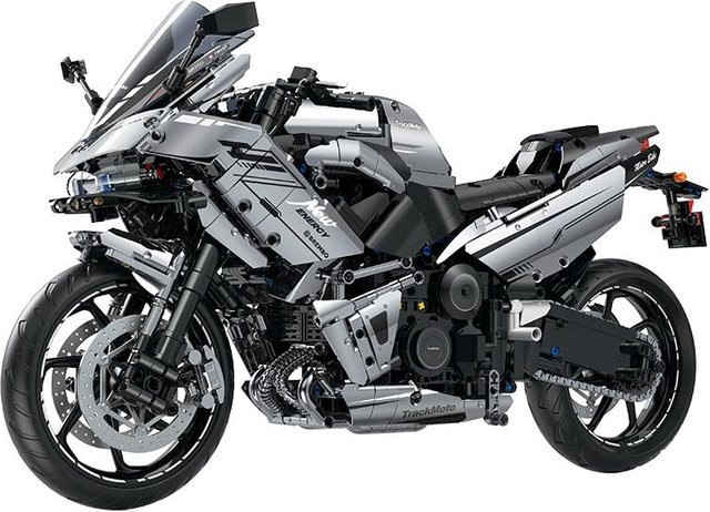 1:5 Motorrad Straßenrennfahrzeug, Bausteine, 2200 Teile, ab 14 Jahren - Bild 1