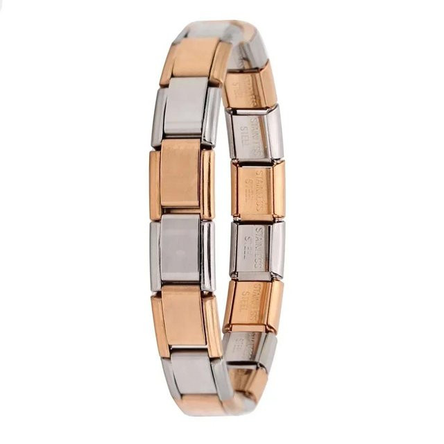 Fashion Maker 2 Charm-Armband Edelstahl, Bicolor, 17,5 cm, Damen - Bild 1