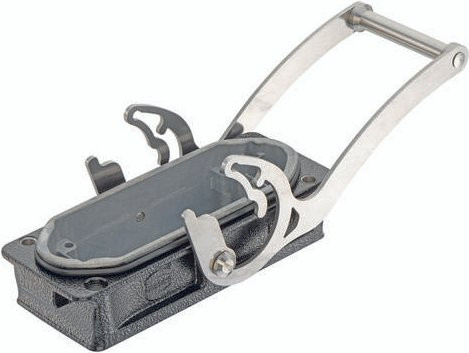 HARTING Anbaugehäuse 09 40 516 0381 09405160381 aus Aluminium in Grau - Bild 1