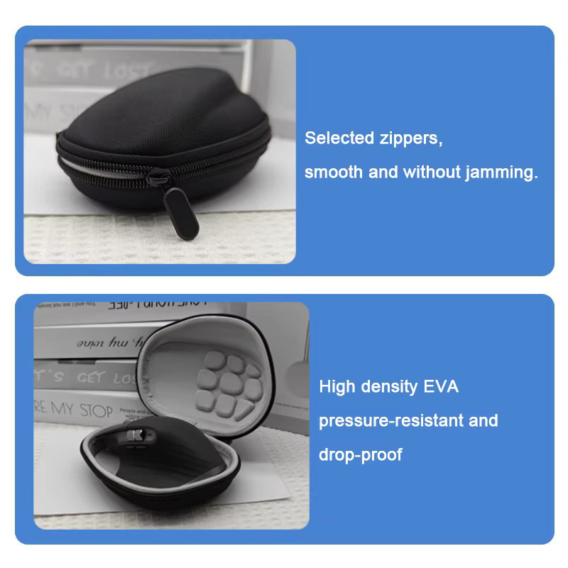 Tragbare wasserdichte EVA-Reisetasche für Logitech MX Master 4 Maus in Schwarz - Bild 2
