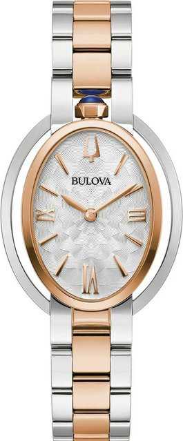 Bulova Damenuhr, Quarz, Edelstahl, Silber, 29 mm, 3 ATM - Bild 1