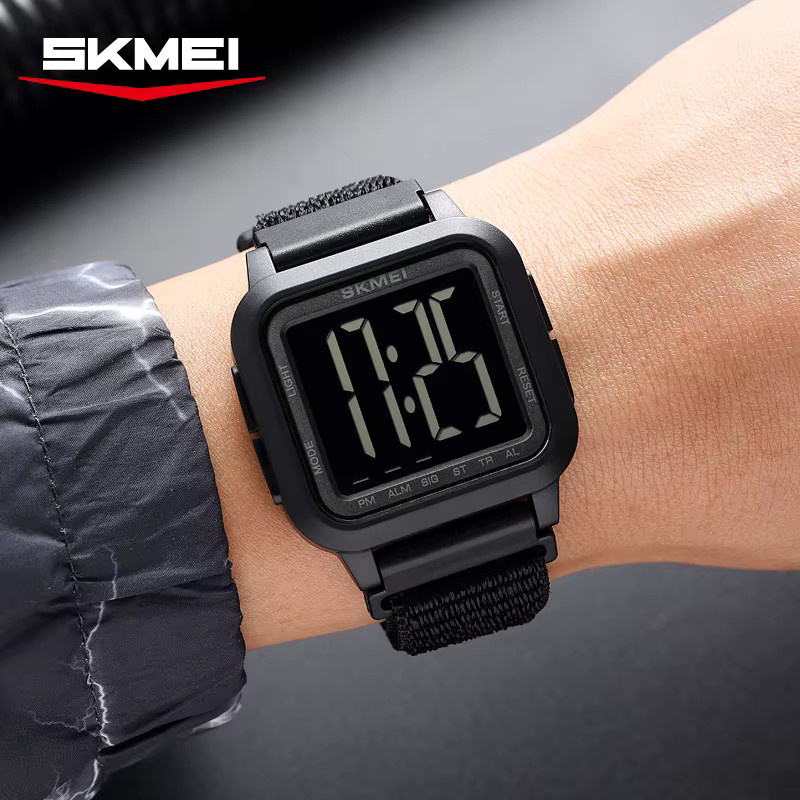 SKMEI Digitaluhr, Kunststoff, Schwarz, Unisex - Bild 3