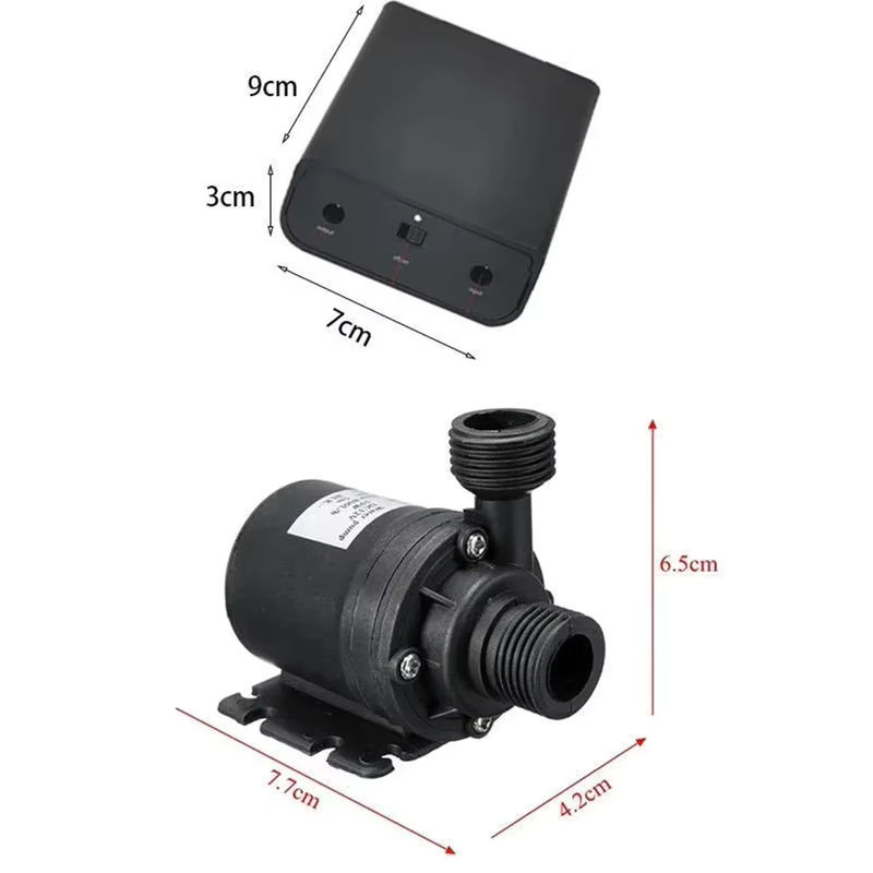 Bürstenloses Solar Wasserpumpe Kit mit 800L/H für Pool, Teich und Gartenbrunnen - Bild 6