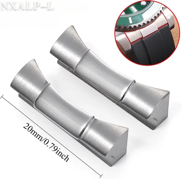 Endlink-Adapter 20 mm, Edelstahl, Silber, Unisex - Bild 1
