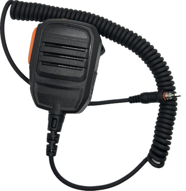 ICOM Schulter-PTT-Handmikrofon in Schwarz für Funkgeräte IC-M33 M34 M35 M36 M37 M23 M24 M25 und kompatibel mit RS-35M RS-37M - Bild 1