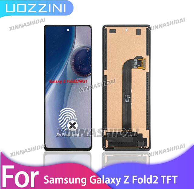 Samsung Galaxy Z Fold 2 LCD-Display Digitizer Touchscreen Ersatzteil mit TFT-Technik in Schwarz von uozzini - Bild 1