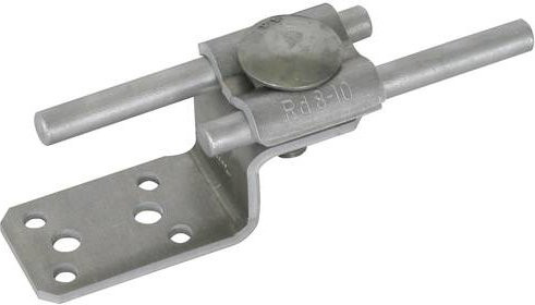 DEHN Montagezubehör 377200 AL ZF DUL 6.10 B5.2 6.5 L81 in Silber - Bild 1