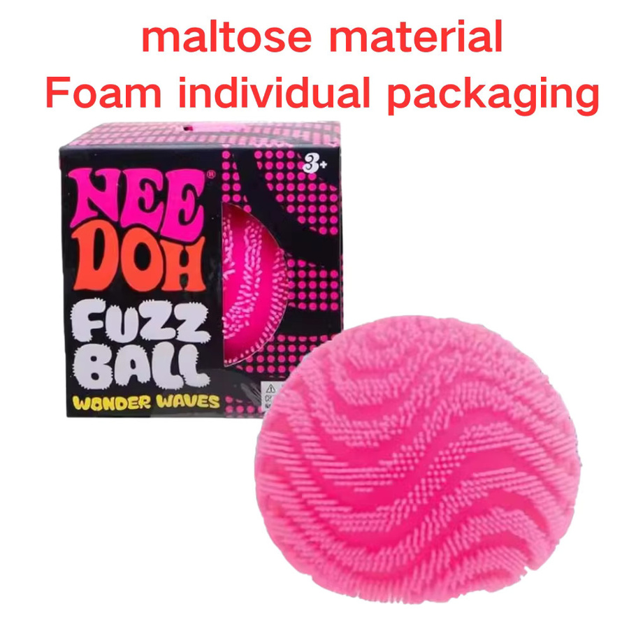 Schylling Nee Doh Fuzz Ball Flower Power, Quetschspielzeug, weiches Flauschiges Fidget Squishy - Bild 5