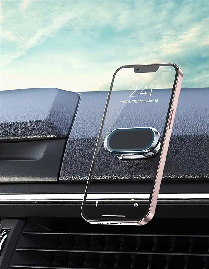 VIKEFON Magnetische 360-Grad-Autotelefonhalterung Universal Handyhalterung für iPhone, Xiaomi und Samsung in Schwarz oder Pink - Bild 5