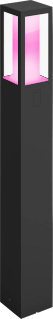 Philips Hue Impress LED Sockelleuchte White & Color Schwarz für Garten und Terrasse - Bild 1