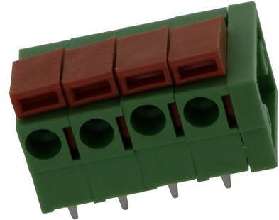 Molex 397000804 Printklemme mit 4 Polen in Grün - Bild 1