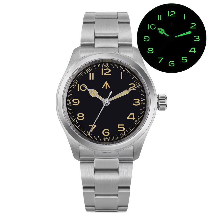 Militado Armbanduhr, Quarz, Edelstahl, Saphirglas, 38 mm, Unisex - Bild 1
