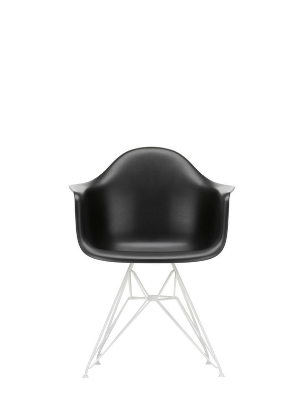 Vitra DAR Eames Plastic Armchair Armlehnenstuhl aus Kunststoff in Schwarz matt - Bild 2