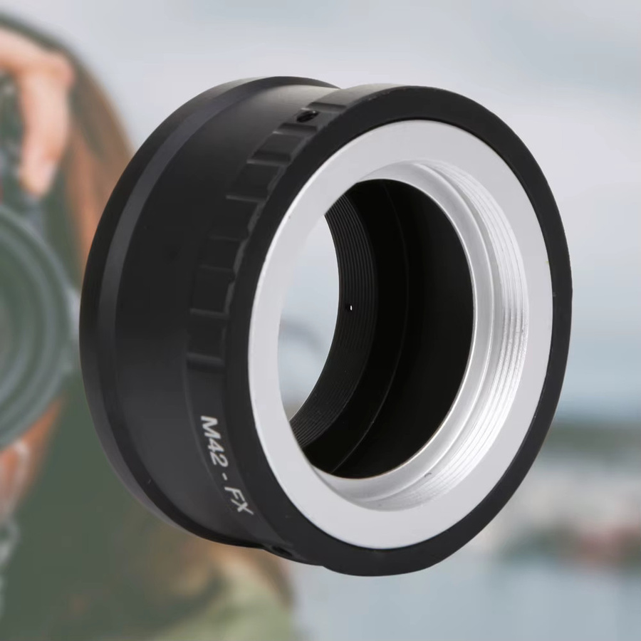 MOJOYCE M42 auf Fuji X Objektiv-Adapter für Fujifilm X-Mount, Schwarz - Bild 3