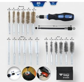 Brilliant Tools Reinigungs-Bürsten-Satz, 20-teilig, multicolour - Bild 2