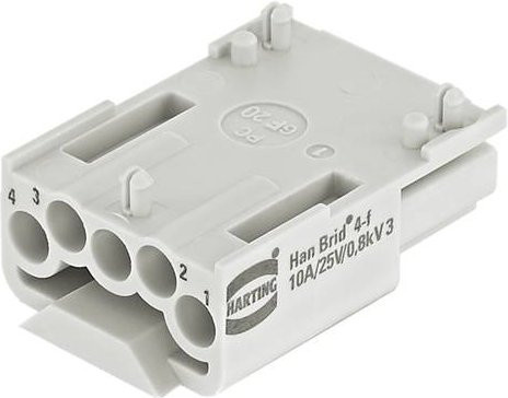 HARTING Einsatzeinsatz 2 in Grau aus Kunststoff - Bild 1