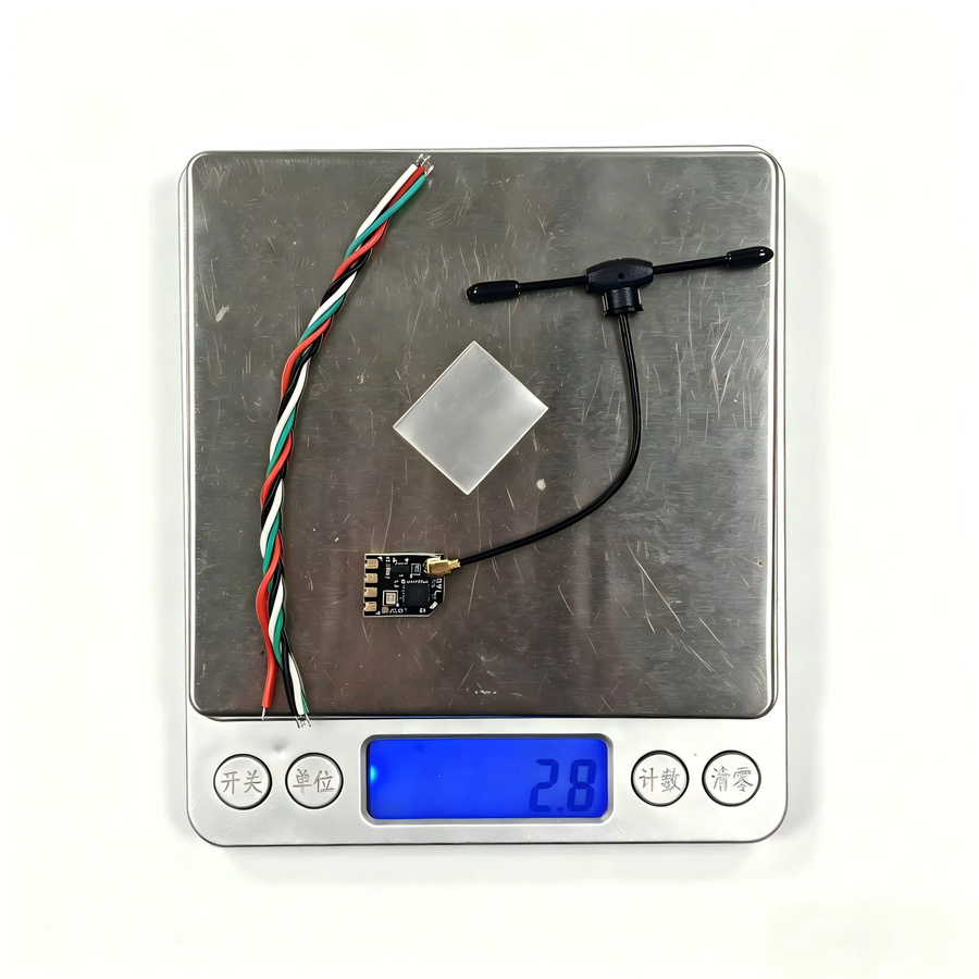 RadioMaster RP1 V2 ExpressLRS ELRS 2,4GHz Nano-Empfänger mit 65mm UFL T-Antenne in Schwarz für FPV-Renndrohnen, Whoop und RC-Flugzeuge - Bild 3