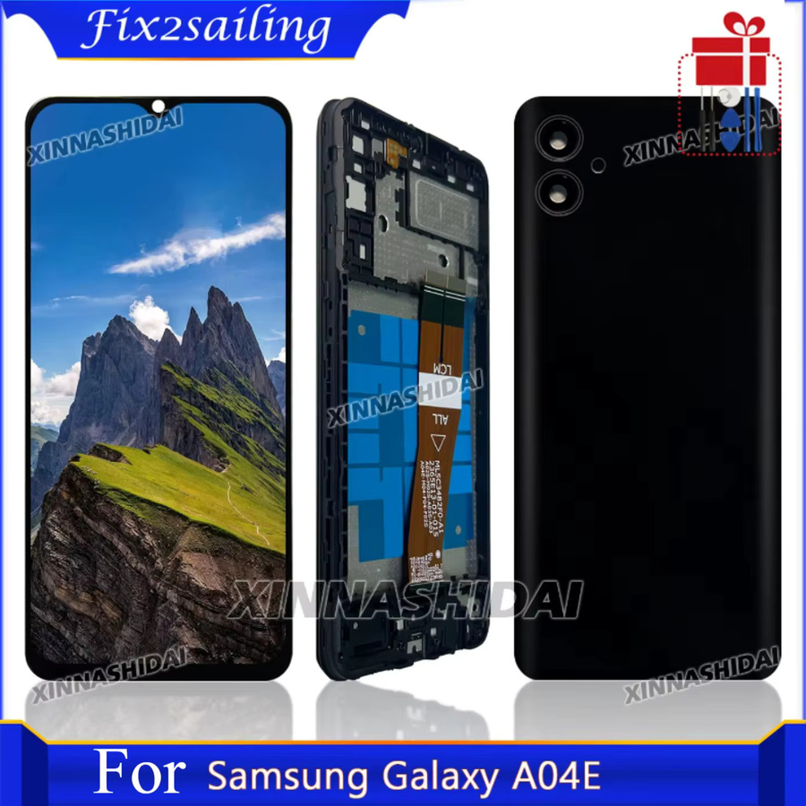 Samsung Galaxy A04E LCD-Display Ersatz mit Touchscreen-Digitizer Baugruppe in Schwarz - Bild 2