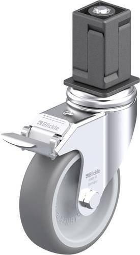 Blickle Apparate-Lenkrolle LKRA-TPA 101G-11-FI-EV18 in Grau und Silber mit 100 mm Rad-Durchmesser und 110 kg Tragfähigkeit - Bild 1