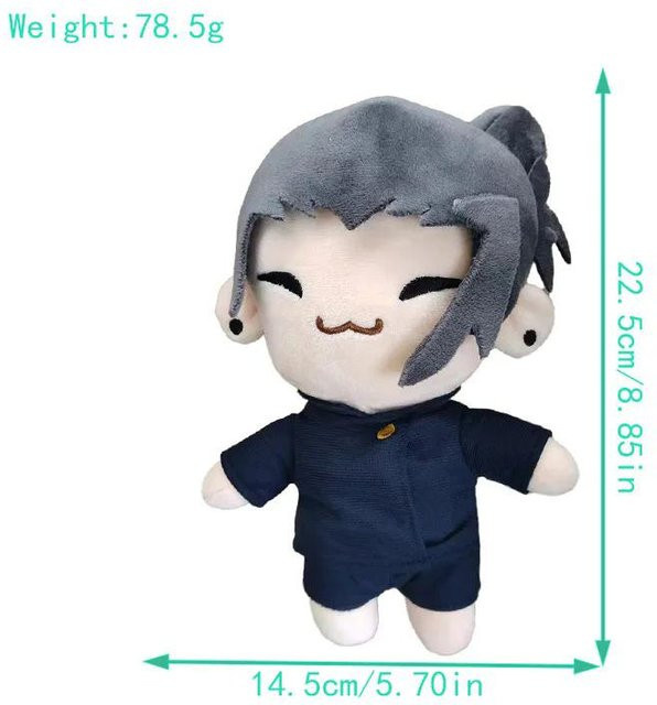 Yiran Health & Beauty Jujutsu Kaisen Satoru Gojo Getou Suguru, Plüschpuppe, 20cm, ab 18 Jahre - Bild 1