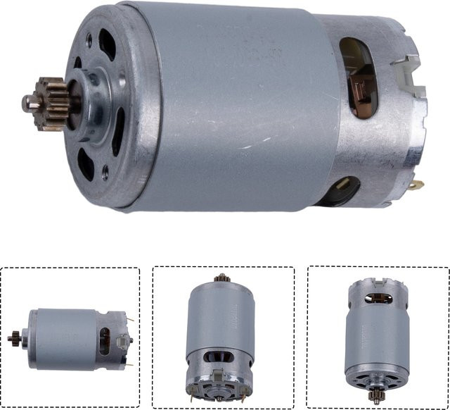Metabo Ersatz-Gleichstrommotor 18V mit 14 Zähnen für BS18 Akku-Bohrschrauber in Silber - Bild 1