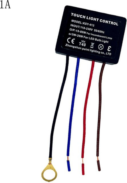 INTNIUB Touch-Dimmer Reparaturset für dimmbare LED-Glühlampen, 220V 3-Wege Schalter für Schreibtischlampen - Bild 1